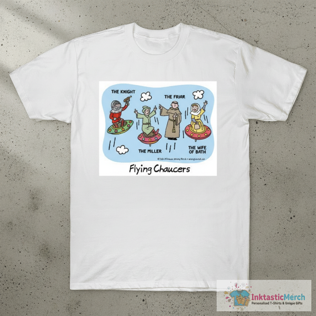 Flying Chaucers T-Shirt 1 Flying Chaucers T-Shirt