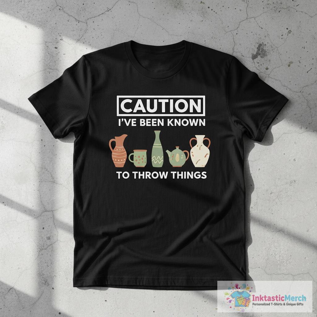 Funny Ceramics Pottery Potter Handmade Clay Pot Maker T-Shirt 1 Funny Ceramics Pottery Potter Handmade Clay Pot Maker T-Shirt