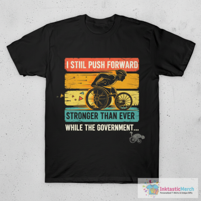Funny Government Wheelchair Disability Amputee T-Shirt