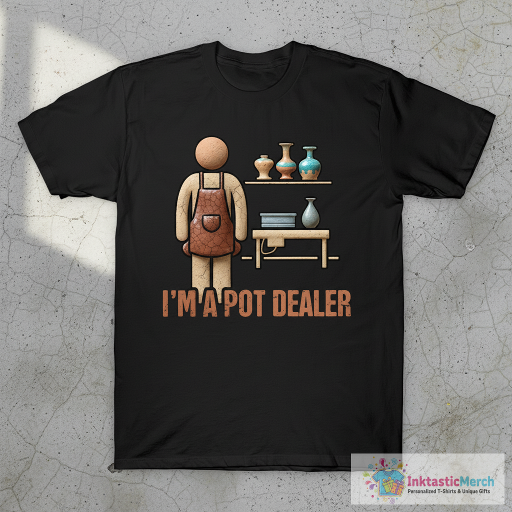 Funny Pottery Dealer T-Shirt 1 Funny Pottery Dealer T-Shirt