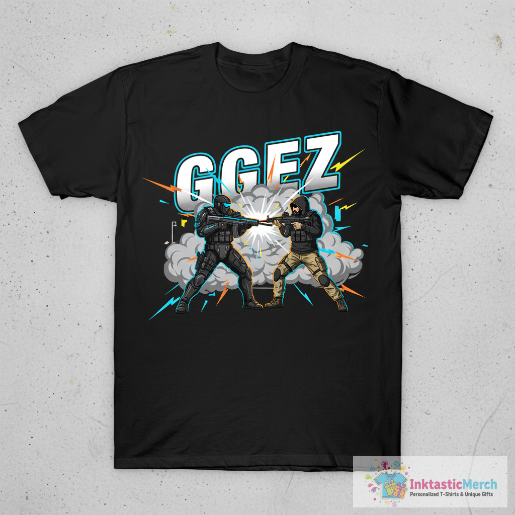 GGEZ Funny Gaming Meme T-Shirt 1 GGEZ Funny Gaming Meme T-Shirt