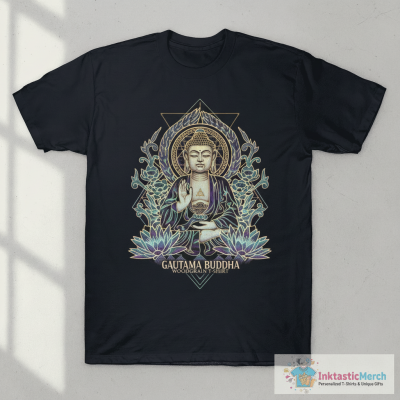 Gautama Buddha Woodgrain T-Shirt