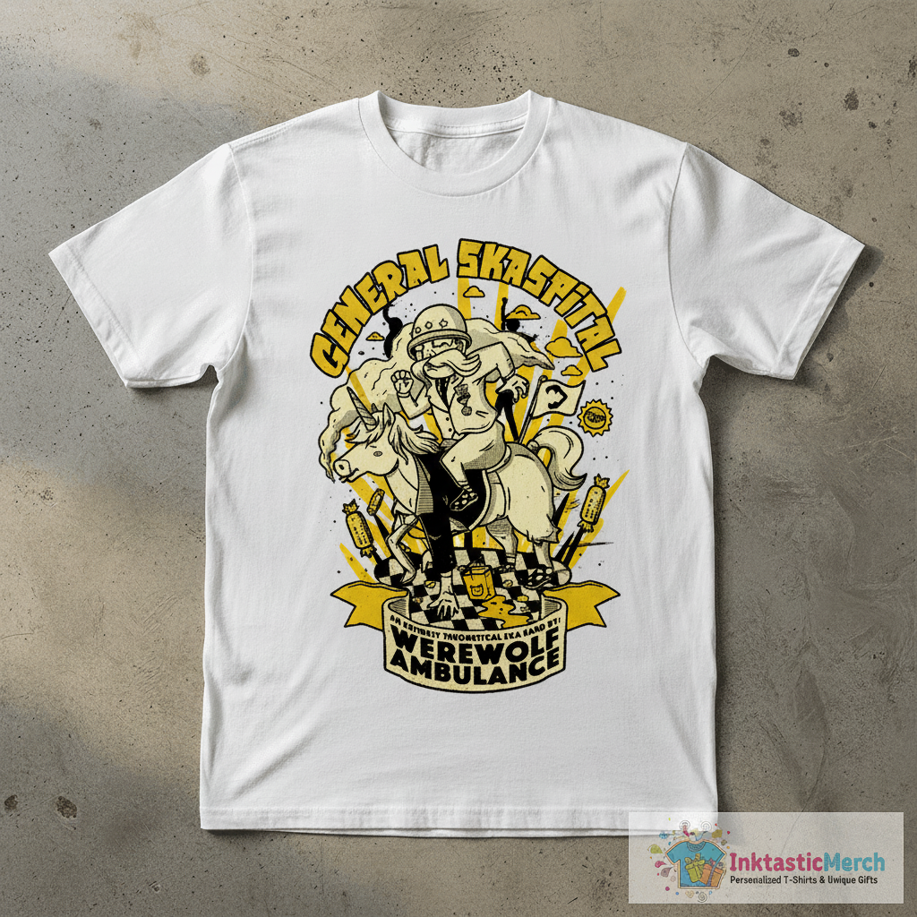 General Skaspital- An Entirely Real Shirt of an Entirely Theoretical Band! T-Shirt 1 General Skaspital- An Entirely Real Shirt of an Entirely Theoretical Band! T-Shirt