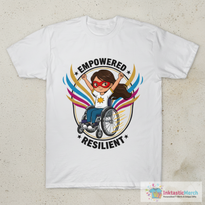 Girl In Wheelchair, Superhero Girl, Latina Girl T-Shirt
