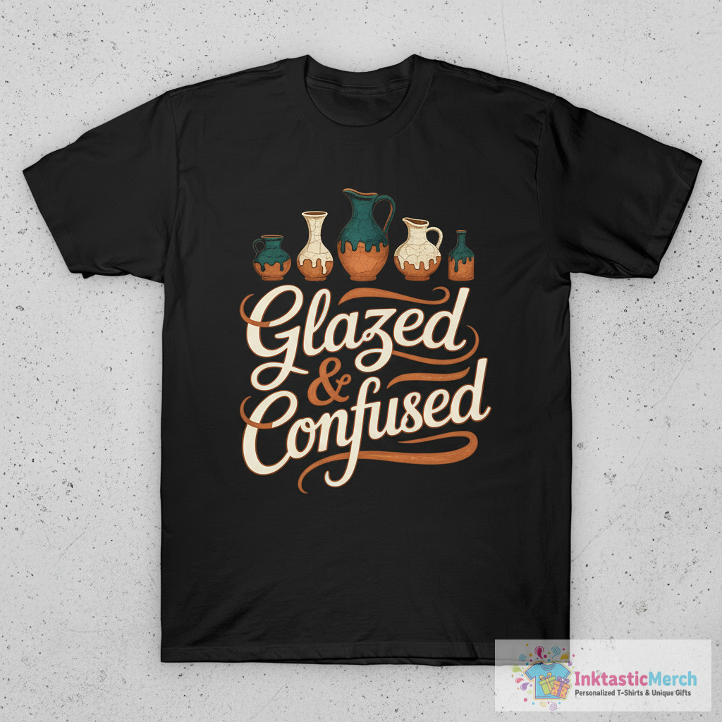 Glazed And Confused - Pottery Ceramic Potter Ceramicist T-Shirt 1 Glazed And Confused - Pottery Ceramic Potter Ceramicist T-Shirt