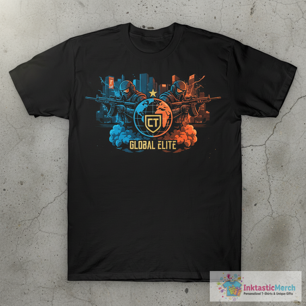 Global Elite - Counter-Strike Global Offensive T-Shirt 1 Global Elite - Counter-Strike Global Offensive T-Shirt