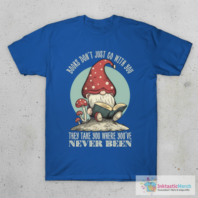 Gnome Books Reading Literacy T-Shirt