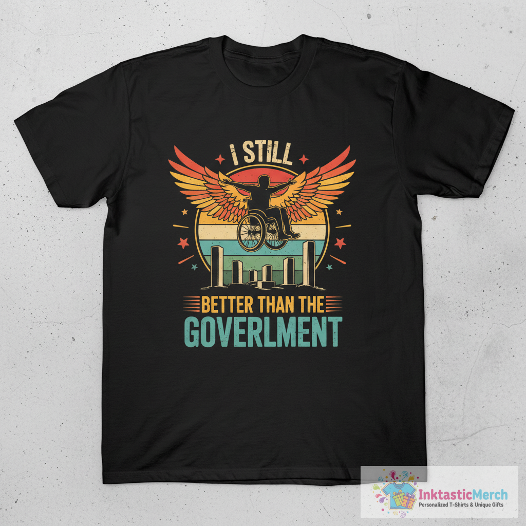 Government Wheelchair Disability T-Shirt 1 Government Wheelchair Disability T-Shirt