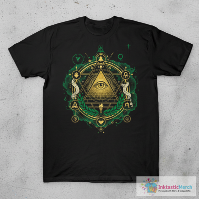 Green Illuminati T-Shirt