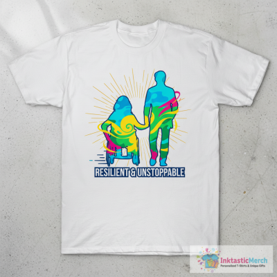 Handicapped woman and man T-Shirt