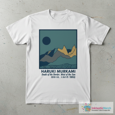 Haruki Murakami / Minimalist Style Graphic Artwork T-Shirt
