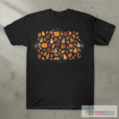 Harvest Fruits All-Over Pattern T-Shirt