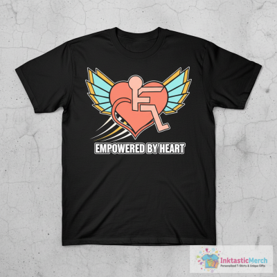 'Heart Shaped Wheelchair' Hilarous Wheelchair Gift T-Shirt