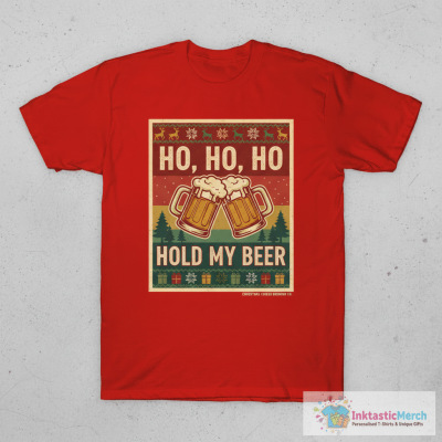 Ho Ho Hold My Beer Christmas Sweater