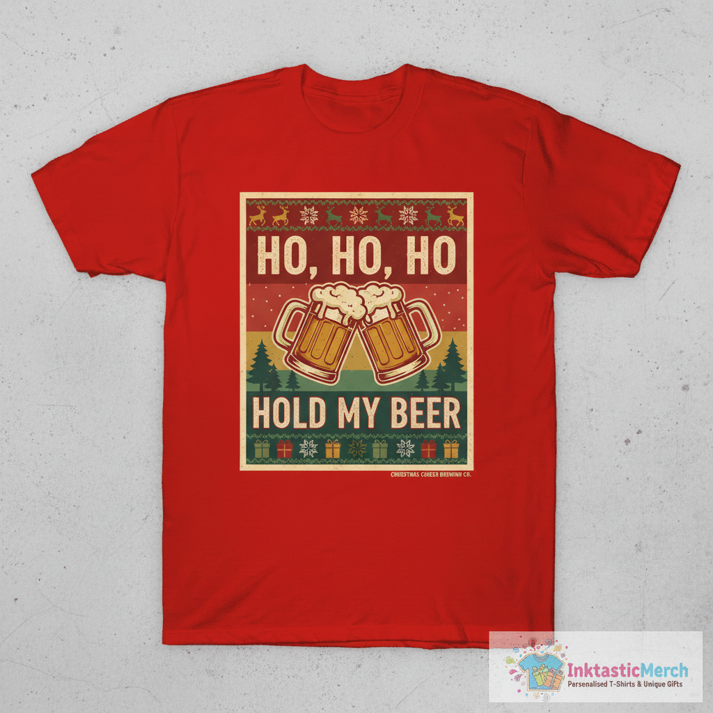 Ho Ho Hold My Beer Christmas Sweater 1 Ho Ho Hold My Beer Christmas Sweater