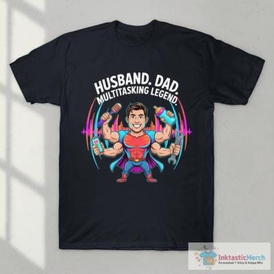 Husband. Dad. Multitasking Legend. T-Shirt