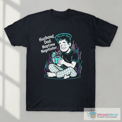 Husband. Dad. Naptime Negotiator. T-Shirt