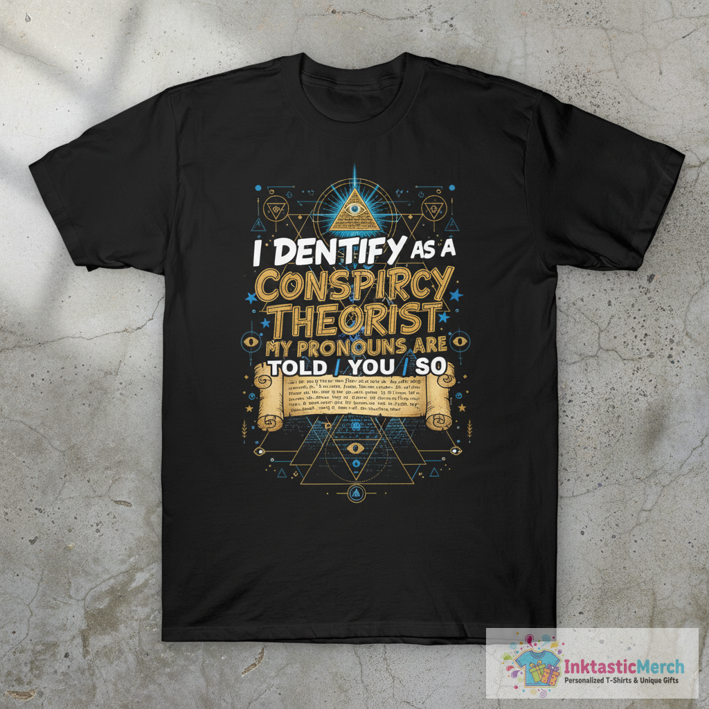 I-Identify-As-A-Conspiracy-Theorist T-Shirt 1 I-Identify-As-A-Conspiracy-Theorist T-Shirt