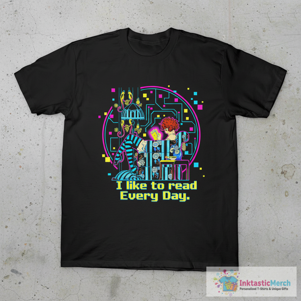 I Like To Read Every Day T-Shirt 1 I Like To Read Every Day T-Shirt