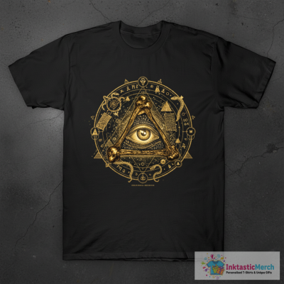 Illuminati Bone Pyramid T-Shirt
