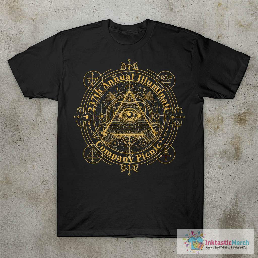 Illuminati Company Picnic T-Shirt 1 Illuminati Company Picnic T-Shirt