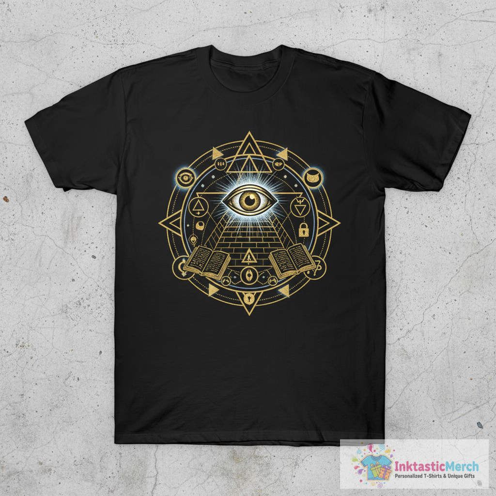 Illuminati Creepy Eyeball Conspiracy T-Shirt 1 Illuminati Creepy Eyeball Conspiracy T-Shirt