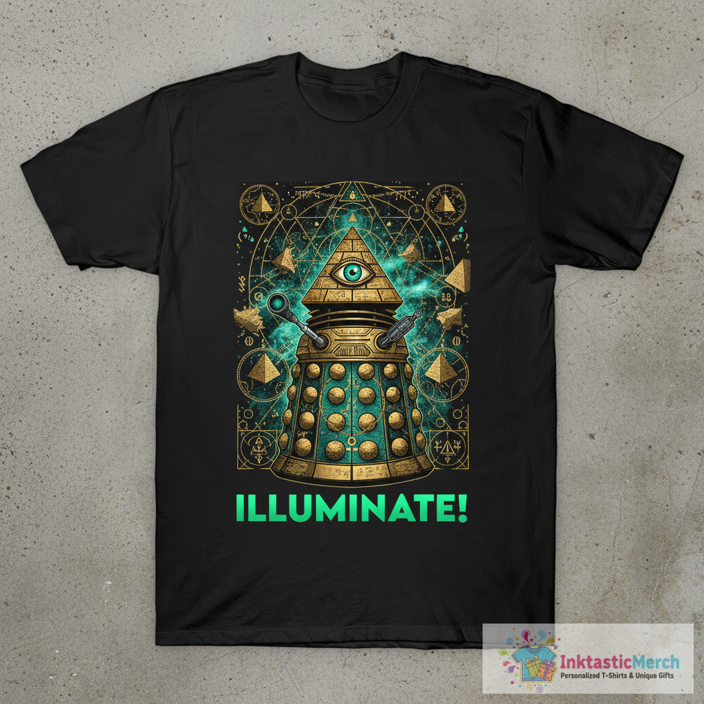 Illuminati Dalek - Azhmodai 23 T-Shirt 1 Illuminati Dalek - Azhmodai 23 T-Shirt
