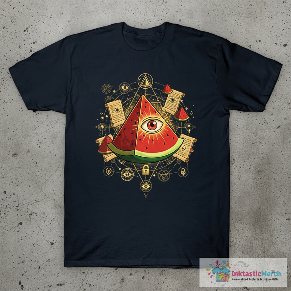 Illuminati Watermelon T-Shirt 1 Illuminati Watermelon T-Shirt