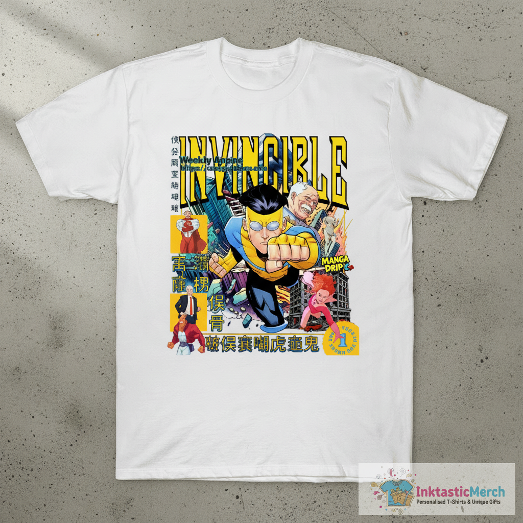 Inspired Invincible Tee -"Ultimate Power Anime Street T-Shirt | Limited Edition Hero Collection 2025" T-Shirt 1 Inspired Invincible Tee -"Ultimate Power Anime Street T-Shirt | Limited Edition Hero Collection 2025" T-Shirt