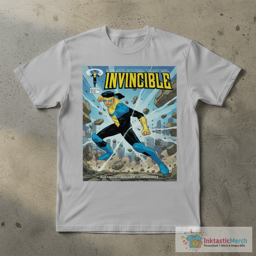 Invincible #1 – The Beginning of a Modern Superhero Legend T-Shirt 1 Invincible #1 – The Beginning of a Modern Superhero Legend T-Shirt