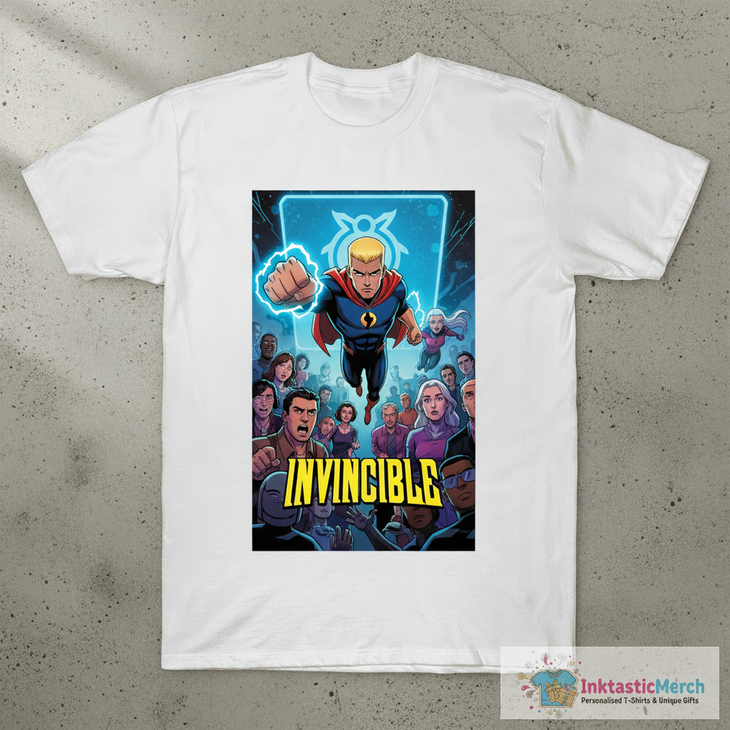 Invincible Poster 6 T-Shirt 1 Invincible Poster 6 T-Shirt