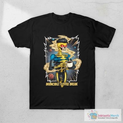 Invincible Skeleton Coffee Break T-Shirt