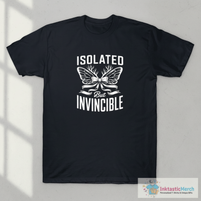 Isolated but Invincible - Lung cancer awareness T-Shirt