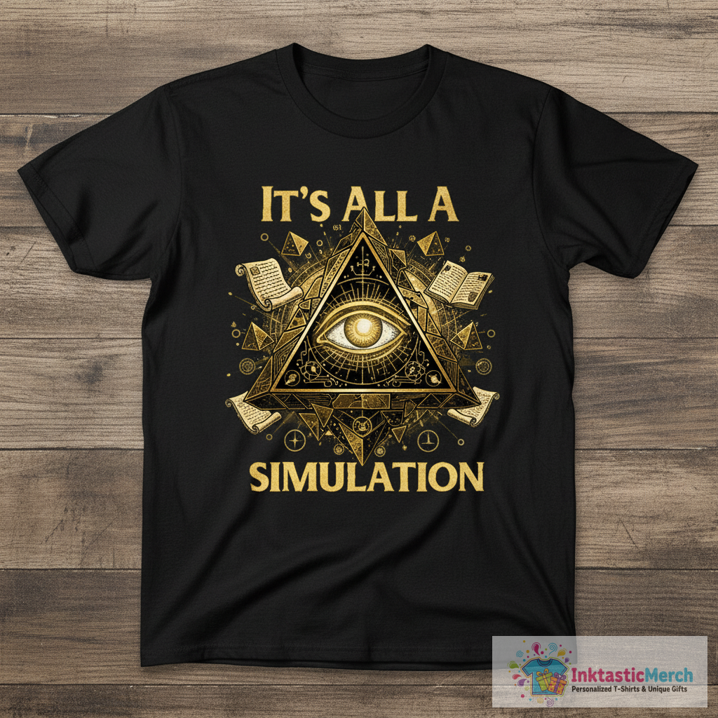 It's All a Simulation T-Shirt 1 It's All a Simulation T-Shirt