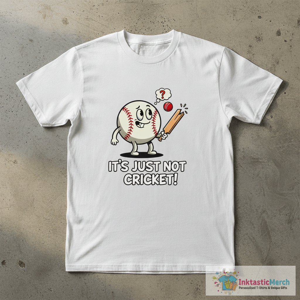 It's Just Not Cricket - Baseball T-Shirt 1 It's Just Not Cricket - Baseball T-Shirt