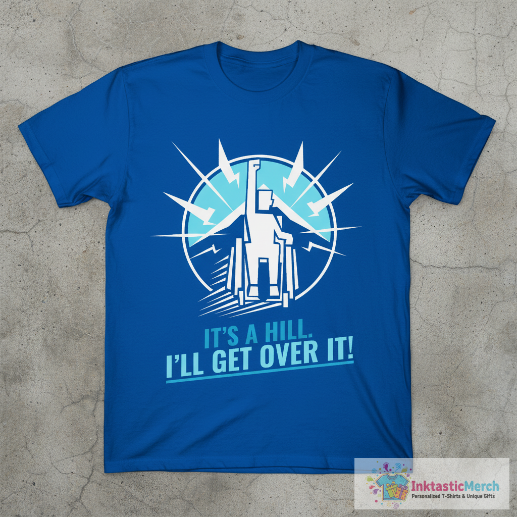 It’s a hill. I’ll get over it! T-Shirt 1 It’s a hill. I’ll get over it! T-Shirt