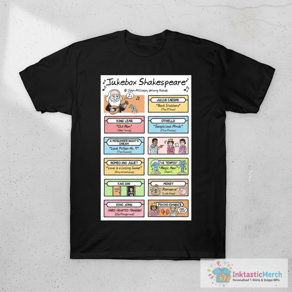 Jukebox Shakespeare T-Shirt 1 Jukebox Shakespeare T-Shirt