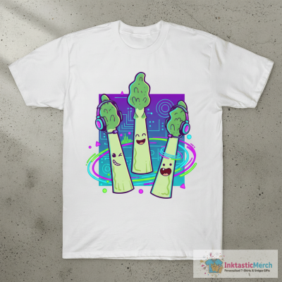 Kawaii Asparagus - Pod of Joy T-Shirt
