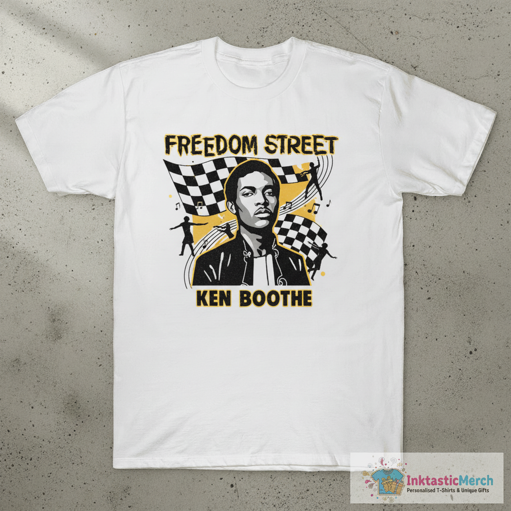 Ken Boothe : Freedom Street Vintage Artwork T-Shirt 1 Ken Boothe : Freedom Street Vintage Artwork T-Shirt