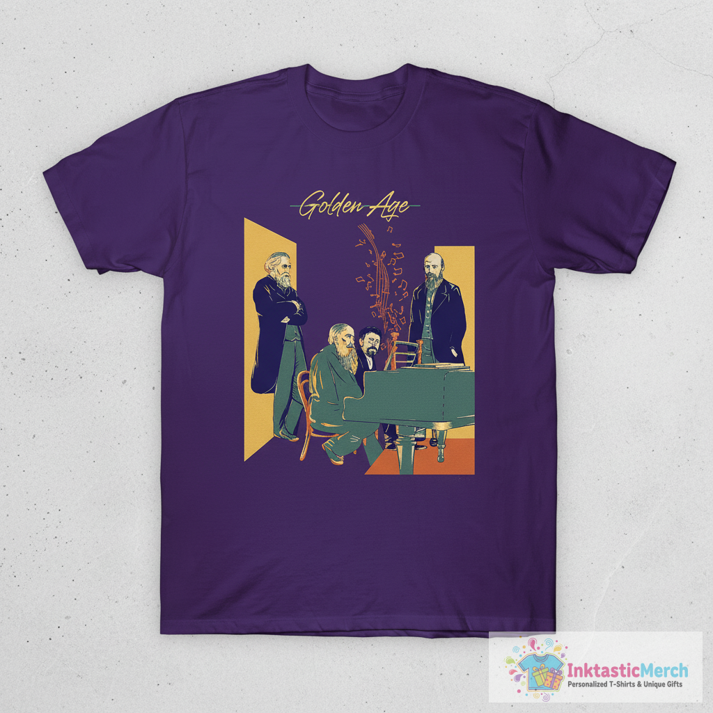 LEGENDARY RUSSIAN WRITERS T-Shirt 1 LEGENDARY RUSSIAN WRITERS T-Shirt