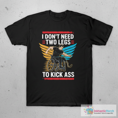 Leg Amputee Funny Humor Amputation Support Joke T-Shirt