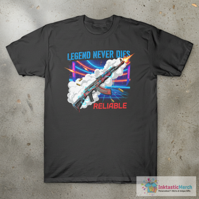 Legendary AK-47 Gun Design for True Firearms Enthusiasts T-Shirt