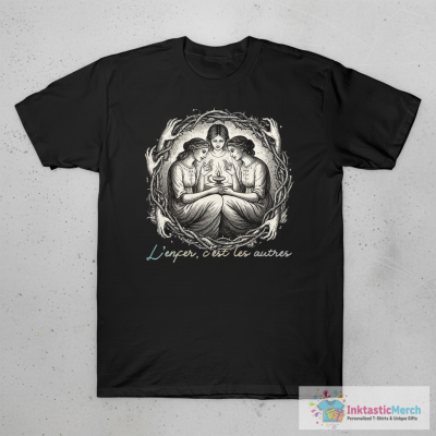 L'enfer c'est les autres (Hell is other people) by Blacklinesw9 T-Shirt