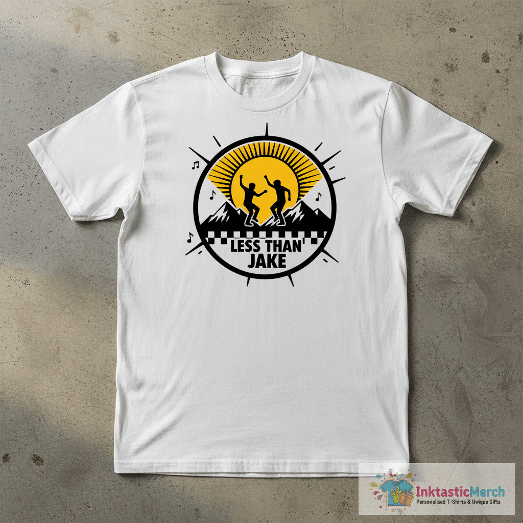 Less Than Jake || Mountain Retro T-Shirt 1 Less Than Jake || Mountain Retro T-Shirt