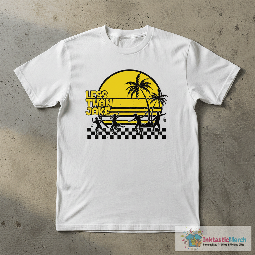 Less Than Jake || Sunset Vintage Retro T-Shirt 1 Less Than Jake || Sunset Vintage Retro T-Shirt