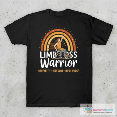 Limb Loss Awareness Wheelchair Hand Leg Amputee Amputation T-Shirt