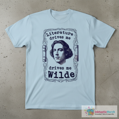 Literature Drives Me Wilde Parody T-shirt T-Shirt