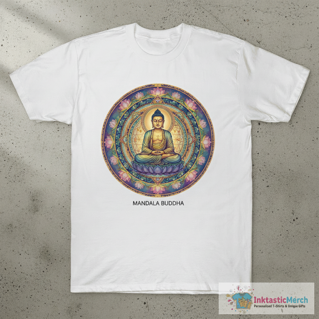 Mandala BUDDHA T-Shirt 1 Mandala BUDDHA T-Shirt
