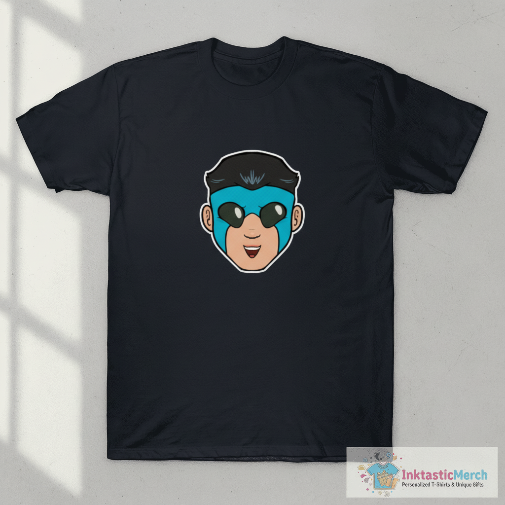 Mark Grayson - Blue Mask (INVINCIBLE) T-Shirt 1 Mark Grayson - Blue Mask (INVINCIBLE) T-Shirt