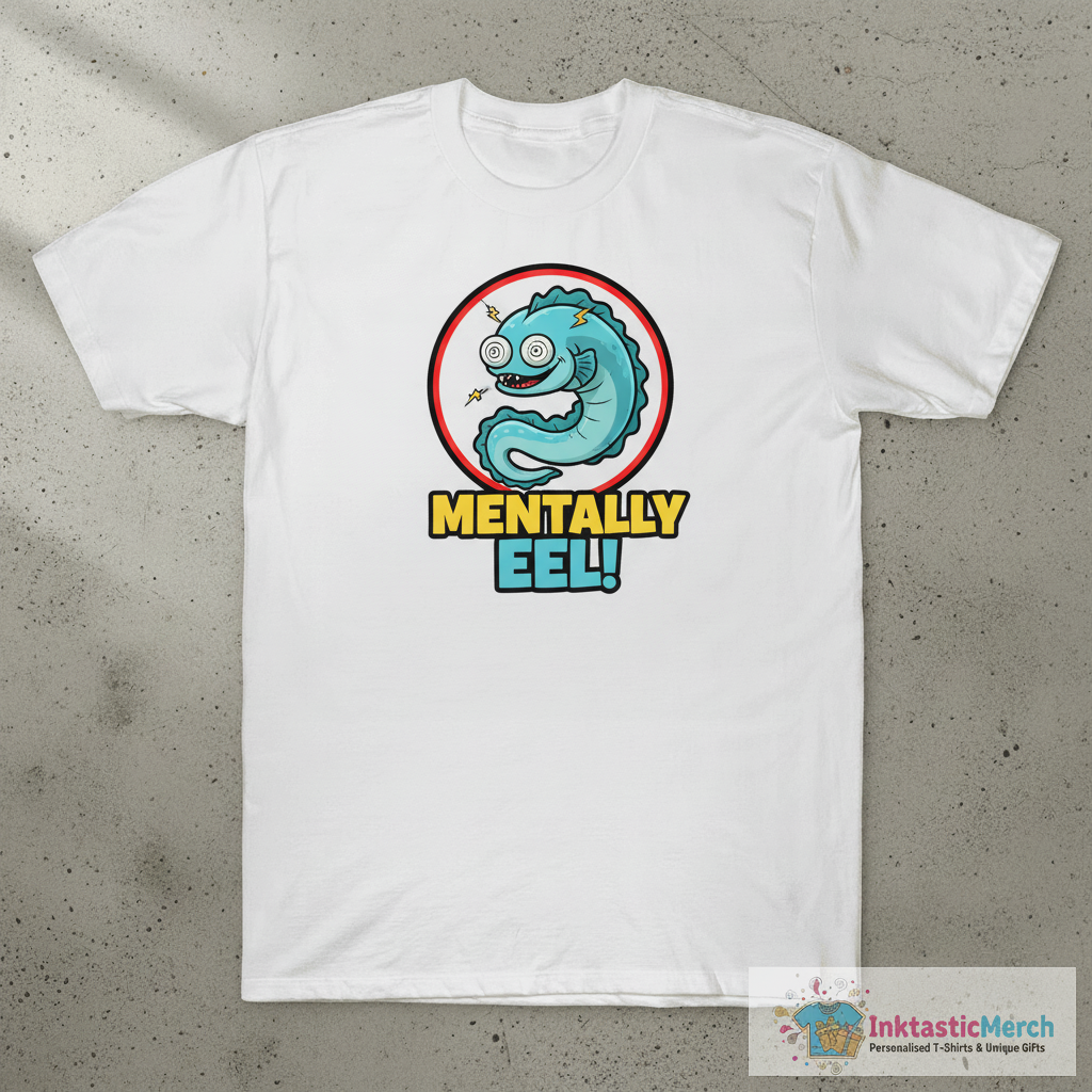 Mentally Eel - Eel Pun T-Shirt 1 Mentally Eel - Eel Pun T-Shirt